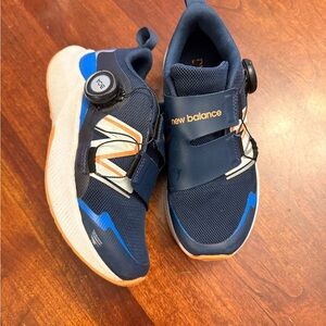 New Balance Kids' Navy and Orange Sneakers